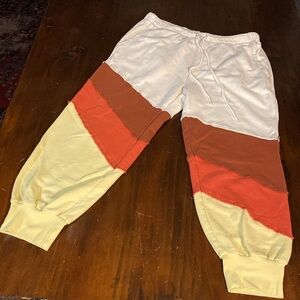 FREE PEOPLE ALL OR NOTHING OVERSIZED COLOR BLOCK JOGGERS✨